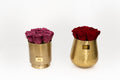 24 - Preserved Rose Large Hammered Gold