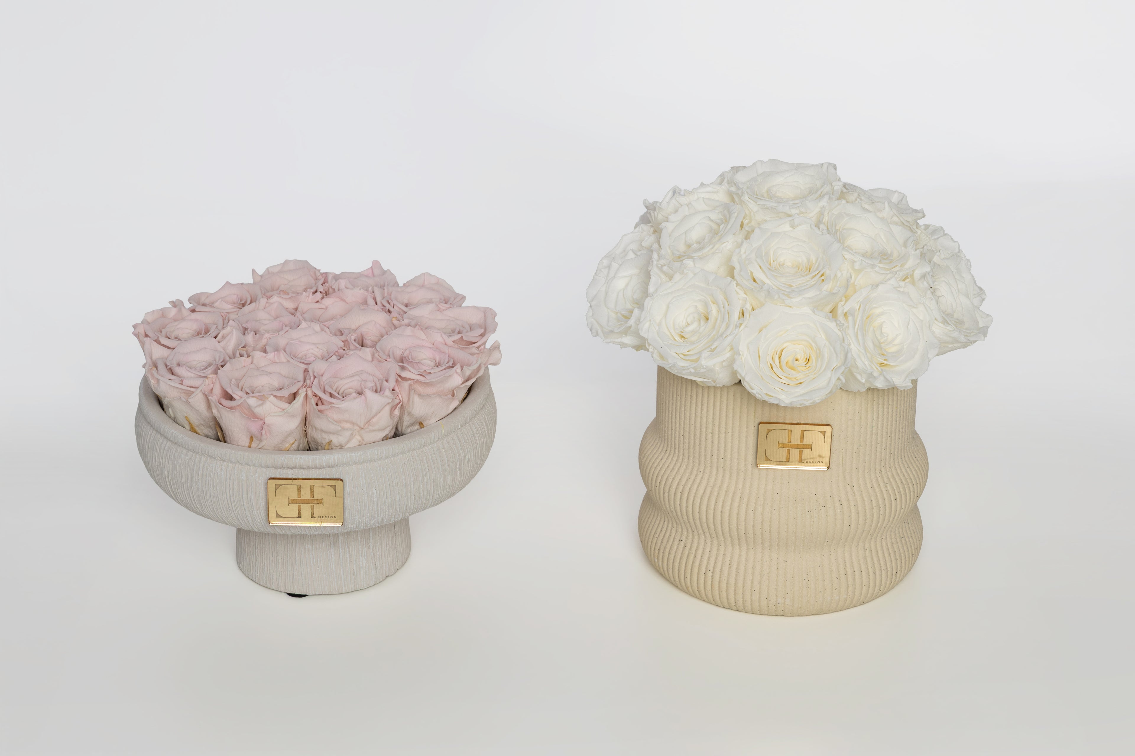 5 - Preserved Rose White with Leg